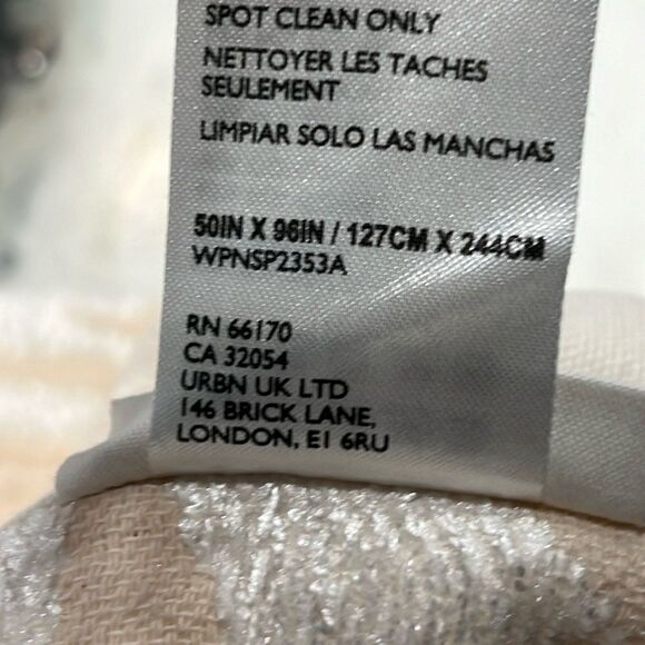 Anthropologie Helle Curtain Panel 50”x96” Beige Neutral - Picture 3 of 3